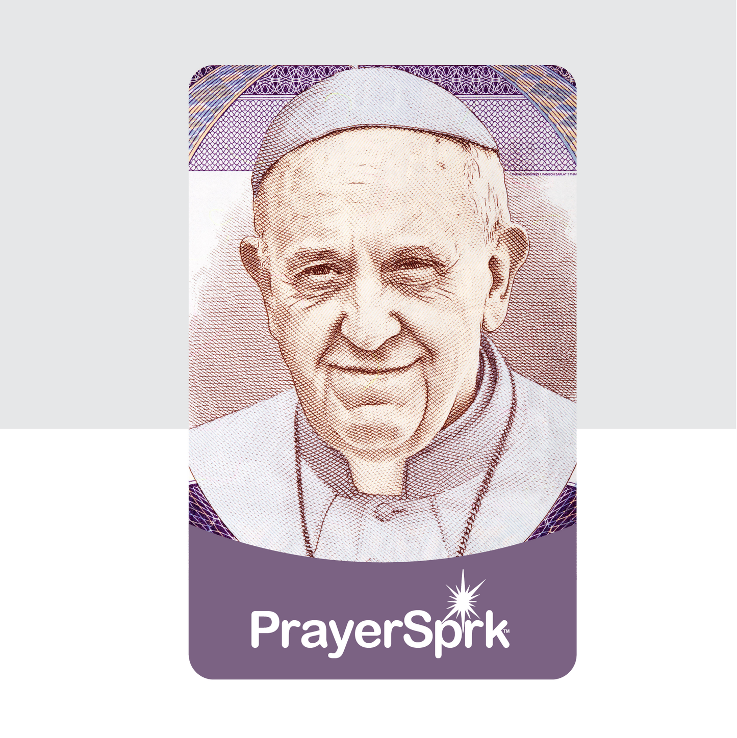 Pope Francis Prayer Card