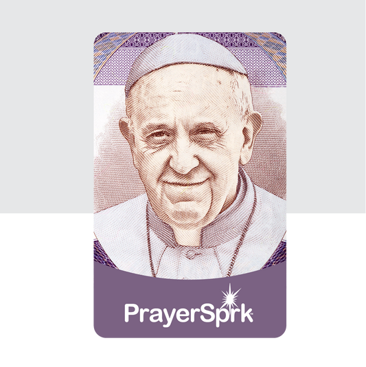 Pope Francis Prayer Card